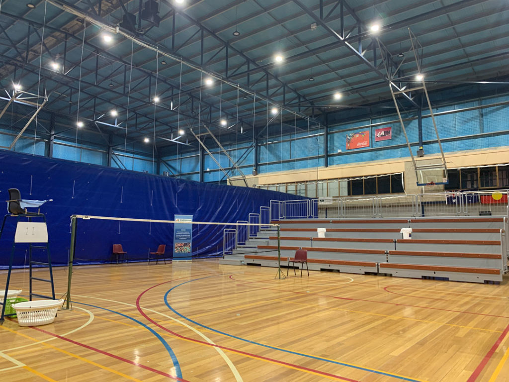 Hall 3 with Badminton Show Court